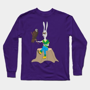 Rabbit and Falcon Long Sleeve T-Shirt